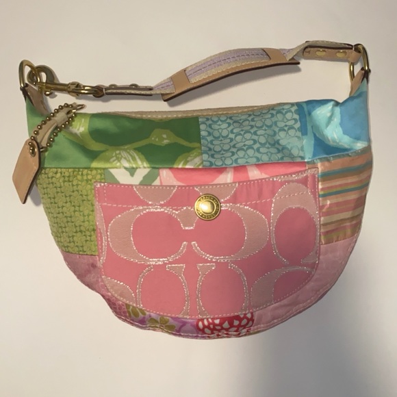coach hampton patchwork purse